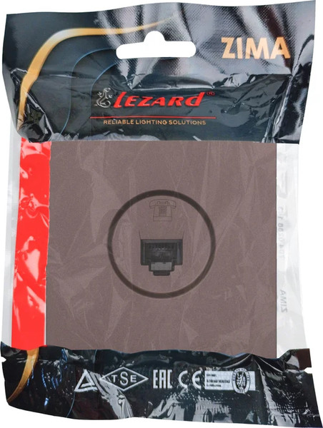 Изображение товара Розетка Lezard Zima 704-7388-137 (шоколад)
