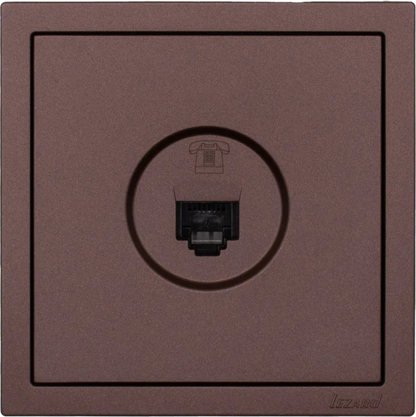 Изображение товара Розетка Lezard Zima 704-7388-137 (шоколад)