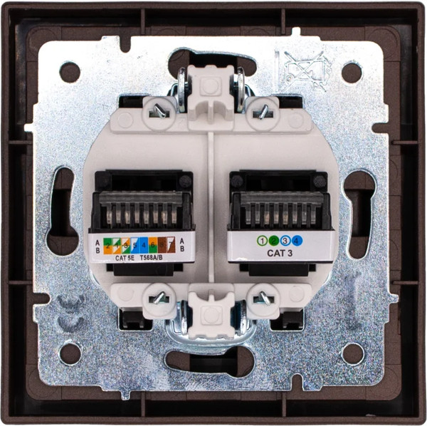 Изображение товара Розетка Lezard Zima 704-7388-143 (шоколад)