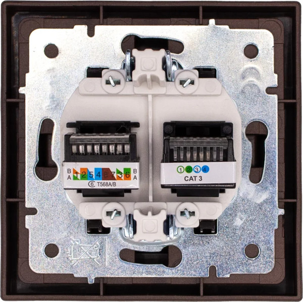 Изображение товара Розетка Lezard Zima 704-7388-144 (шоколад)