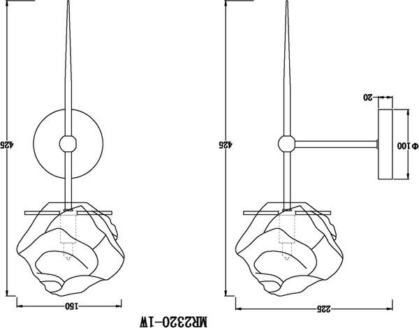 Изображение товара Бра MyFar Stella MR2320-1W