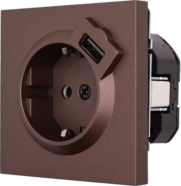 Изображение товара Розетка Lezard Zima 704-7388-181 (шоколад)
