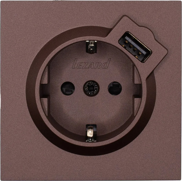Изображение товара Розетка Lezard Zima 704-7388-181 (шоколад)