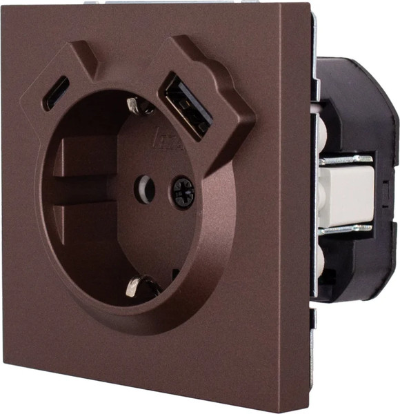 Изображение товара Розетка Lezard Zima 704-7388-181TC (шоколад)