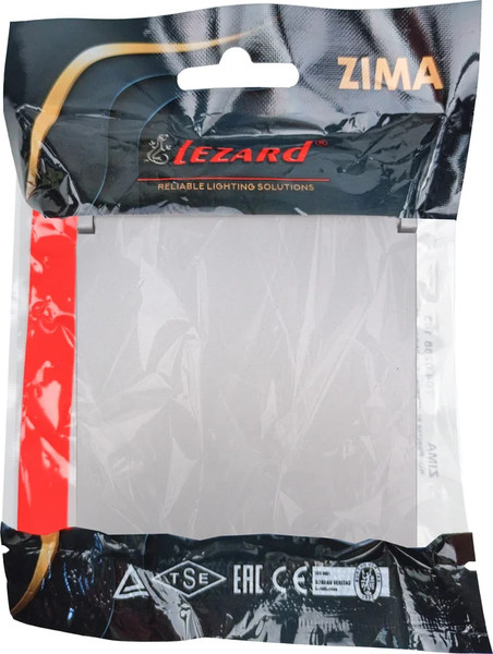 Изображение товара Розетка Lezard Zima 704-7488-123BQC (серый матовый)