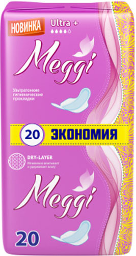 Изображение товара Прокладки гигиенические Meggi Ultra+ (20шт)