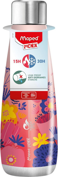 Изображение товара Бутылка для воды Maped Picnik Flowers / 871197 (розовый)