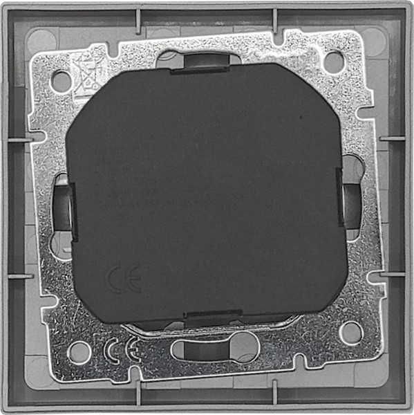 Изображение товара Розетка Lezard Zima 704-7488-181TC (серый матовый)
