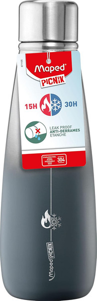 Изображение товара Бутылка для воды Maped Picnik / 871105 (серый)
