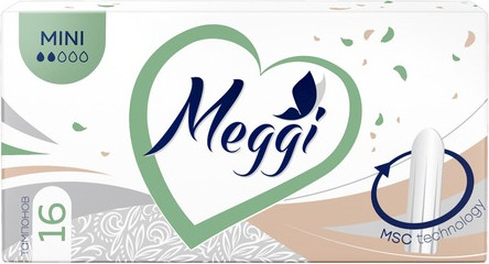 Изображение товара Тампоны гигиенические Meggi Mini (16шт)