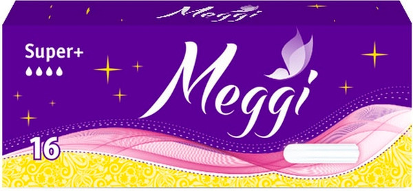 Изображение товара Тампоны гигиенические Meggi Super+ (16шт)