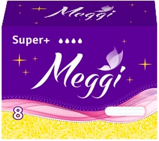 Изображение товара Тампоны гигиенические Meggi Super Plus New (8шт)