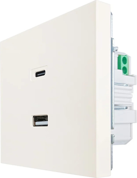 Изображение товара Розетка Lezard Zima 704-9088-192TC (слоновая кость)