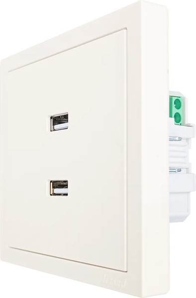 Изображение товара Розетка Lezard Zima 704-9088-192 (слоновая кость)