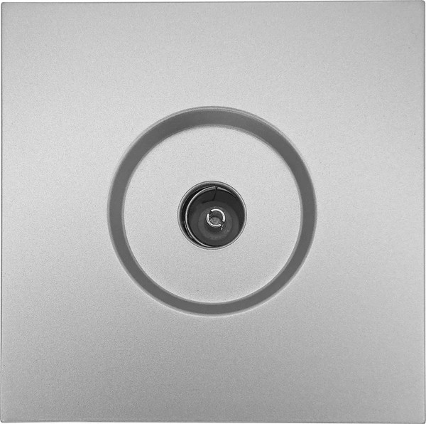 Изображение товара Розетка Lezard Zima 704-7488-129 (серый матовый)