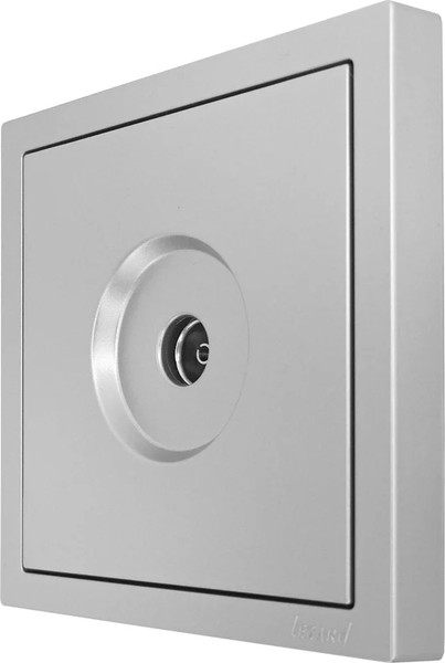 Изображение товара Розетка Lezard Zima 704-7488-129 (серый матовый)