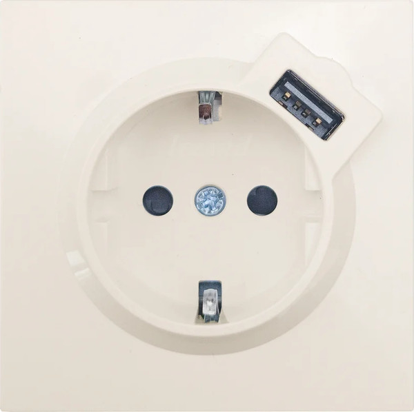 Изображение товара Розетка Lezard Zima 704-9088-181 (слоновая кость)