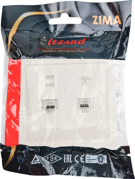 Изображение товара Розетка Lezard Zima 704-9088-144 (слоновая кость)