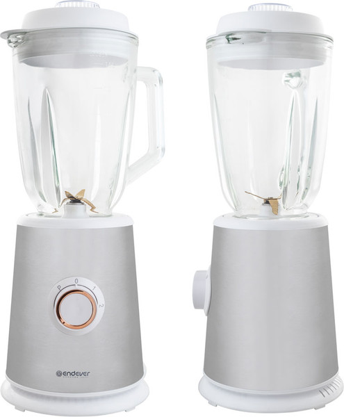 Изображение товара Блендер стационарный Endever Sigma-204 (стальной/белый)