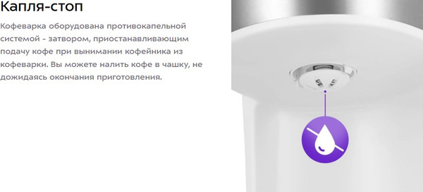 Изображение товара Капельная кофеварка Kitfort КТ-7396