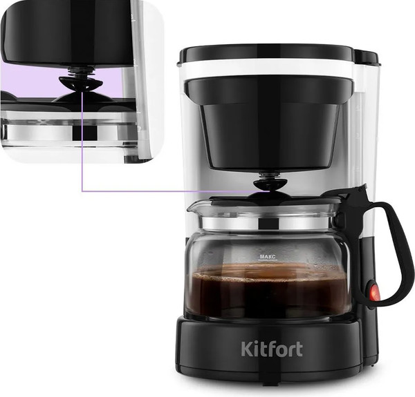 Изображение товара Капельная кофеварка Kitfort КТ-7486