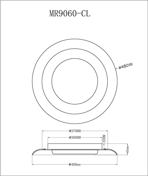 Изображение товара Потолочный светильник MyFar Naiad MR9060-CL