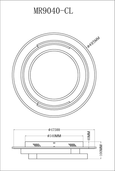 Изображение товара Потолочный светильник MyFar Thalassa MR9040-CL
