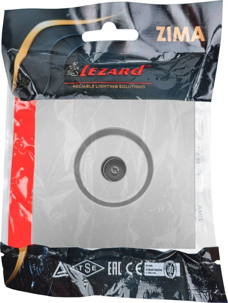 Изображение товара Розетка Lezard Zima 704-7488-130 (серый матовый)