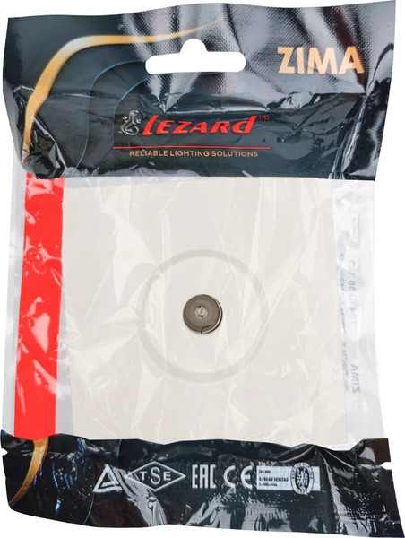Изображение товара Розетка Lezard Zima 704-9088-129 (слоновая кость)