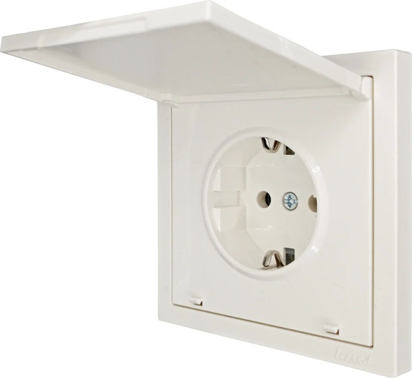 Изображение товара Розетка Lezard Zima 704-9088-123BQC (слоновая кость)