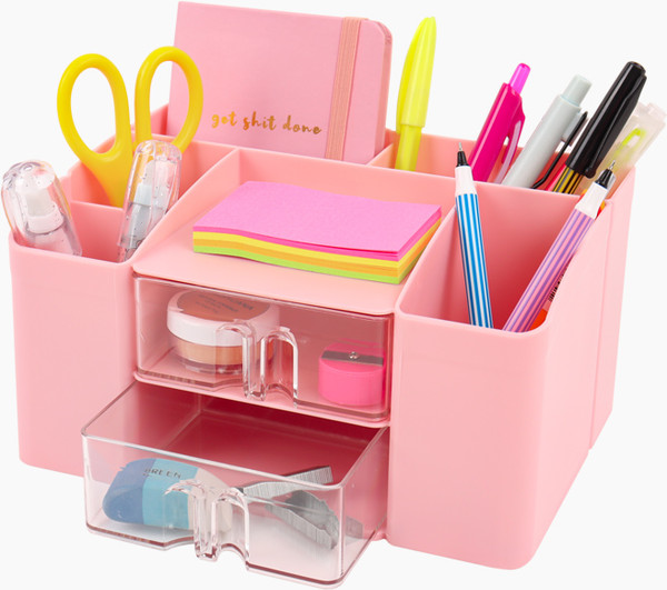 Изображение товара Органайзер настольный Darvish DV-15254-2 (розовый)