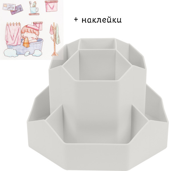 Изображение товара Органайзер настольный Darvish DV-15251-2 (светло-серый)