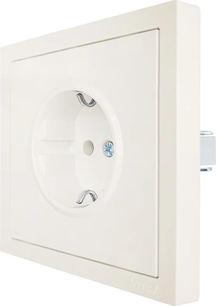 Изображение товара Розетка Lezard Zima 704-9088-122BQC (слоновая кость)