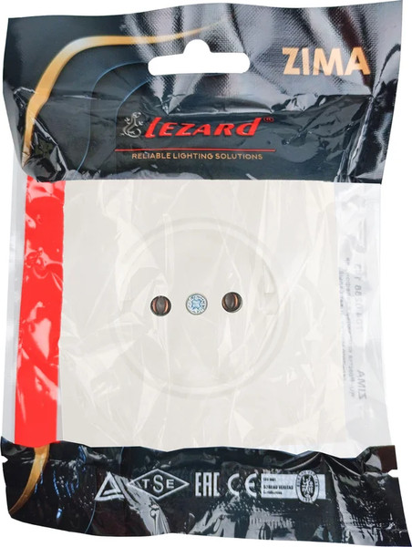 Изображение товара Розетка Lezard Zima 704-9088-121BQC (слоновая кость)