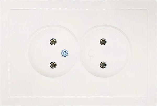 Изображение товара Розетка Lezard Zima 704-9000-128BQC (слоновая кость)