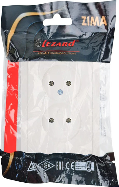 Изображение товара Розетка Lezard Zima 704-9000-128BQC (слоновая кость)