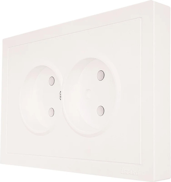 Изображение товара Розетка Lezard Zima 704-9000-128BQC (слоновая кость)