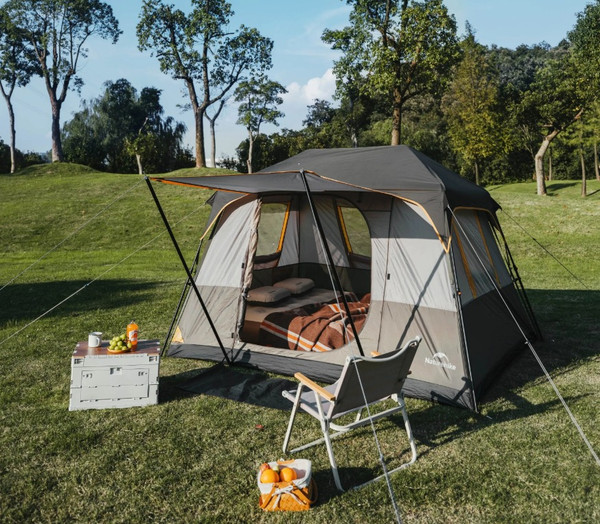 Изображение товара Палатка Naturehike Cape 5.2 / CNK2450WS037-LBG (серый/коричневый)