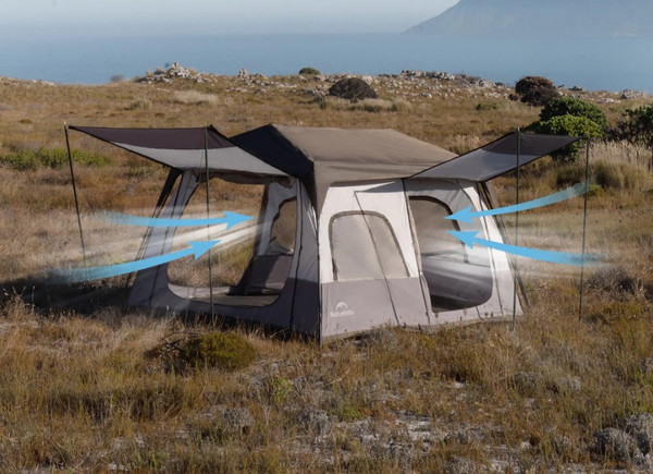 Изображение товара Палатка Naturehike Cape 8.3 / CNK2350WS014-MBR (серый)