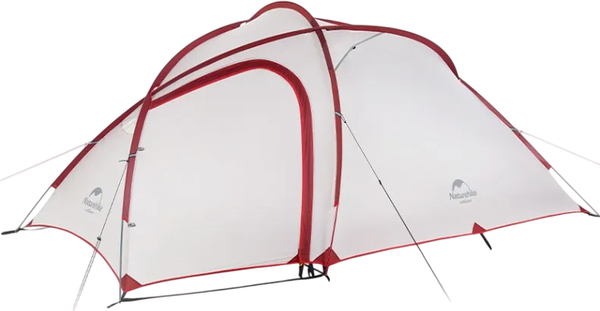 Изображение товара Палатка Naturehike Hiby Si / NH19ZP016-DG (серый/красный)