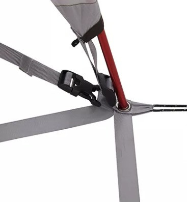 Изображение товара Палатка Naturehike Hiby Si / NH19ZP016-DG (серый/красный)