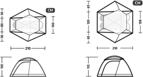 Изображение товара Палатка Naturehike Jims Gear Si / CNK2350WS011-SW1 (белый)