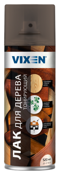 Изображение товара Лак Vixen Тонирующий для дерева VX91073 (520мл, тик)