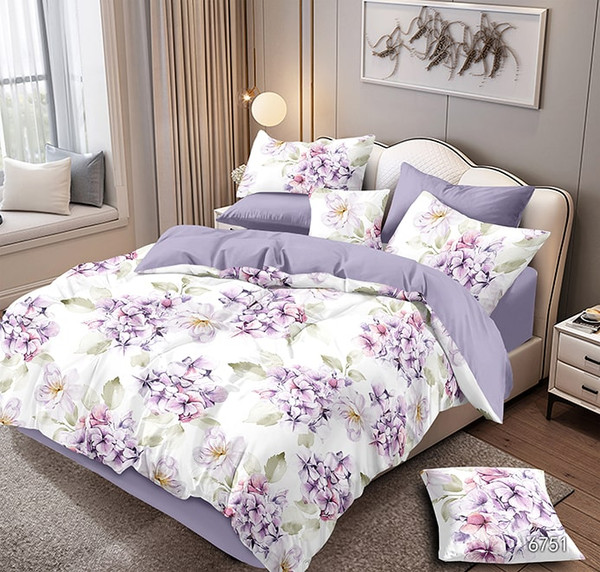 Изображение товара Комплект постельного белья Реноме Евро Оливковая коллекция УУ 6751 (поплин)