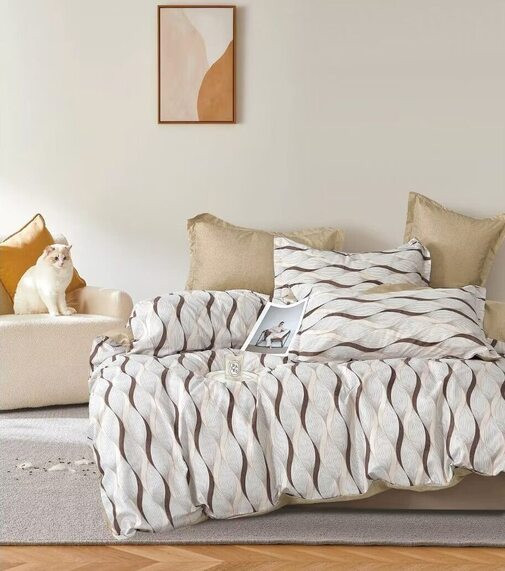 Изображение товара Комплект постельного белья Реноме Евро Оливковая коллекция УУ 6895 (поплин)