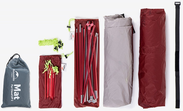 Изображение товара Палатка Naturehike Cloud Up / NH18T030-T-TOR (оранжевый)