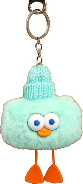 Изображение товара Брелок Sima-Land Пушистик на кольце. Чудик в шапке / 9934781 (голубой)