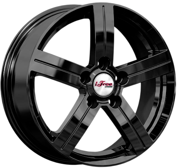 Изображение товара Литой диск iFree Оруэлл 16x6" 5x114.3мм DIA 67.1мм ET 43мм BK