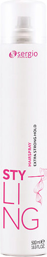 Изображение товара Лак для укладки волос Sergio Professional Style Финишный экстрасильной фиксации (500мл)