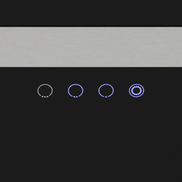 Изображение товара Вытяжка наклонная Krona Gabriele E 600 / КА-00010303 (Black/Inox 1S)